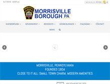 Tablet Screenshot of morrisvillepagov.com